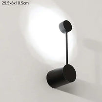 Nordic led wall light fixture modern simple black wrought iron bedroom bedside reading lamp living room Aisle staircase sconces