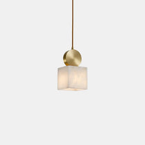Nordic Modern Copper Marble Light Luxury Pendant Light For Bedroom Restaurant Bedside Lamp Creative Simple Small Chandelier