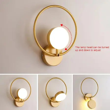 Modern Wall Lamp Indoor Lighting For Living Room Bedroom Bedside Aisle Background Wall Lights Home Decor Nordic LED Lamp