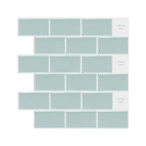 Vivid Tiles Self Adhesive DIY Wall Tiles Mosaic Peel And Stick Backsplash Kitchen Bathroom Peel And Stick Wall Tiles