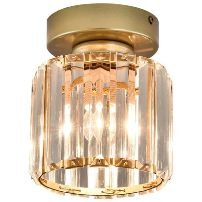 Nordic Luxury Crystal Modern Simple Creative Downlight  Foyer Entrance Aisle Corridor ceiling Lights