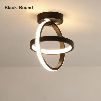 Nordic LED Aisle Light Round Square Ceiling Lamp Cloakroom Corridor Balcony Foyer Ceiling Lights Decoration Home Luminaire