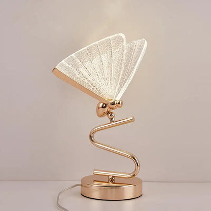 Nordic Modern Simple Butterfly Table Lamp Study Room Bedroom Nightstand Lamp warm Girl Butterfly Desk Lamp Small Night Light