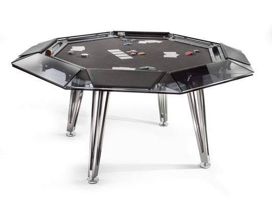 Unootto Black Poker Table