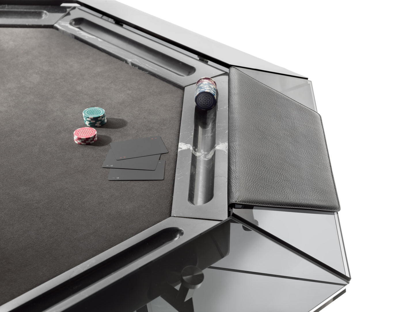 Unootto Black Poker Table