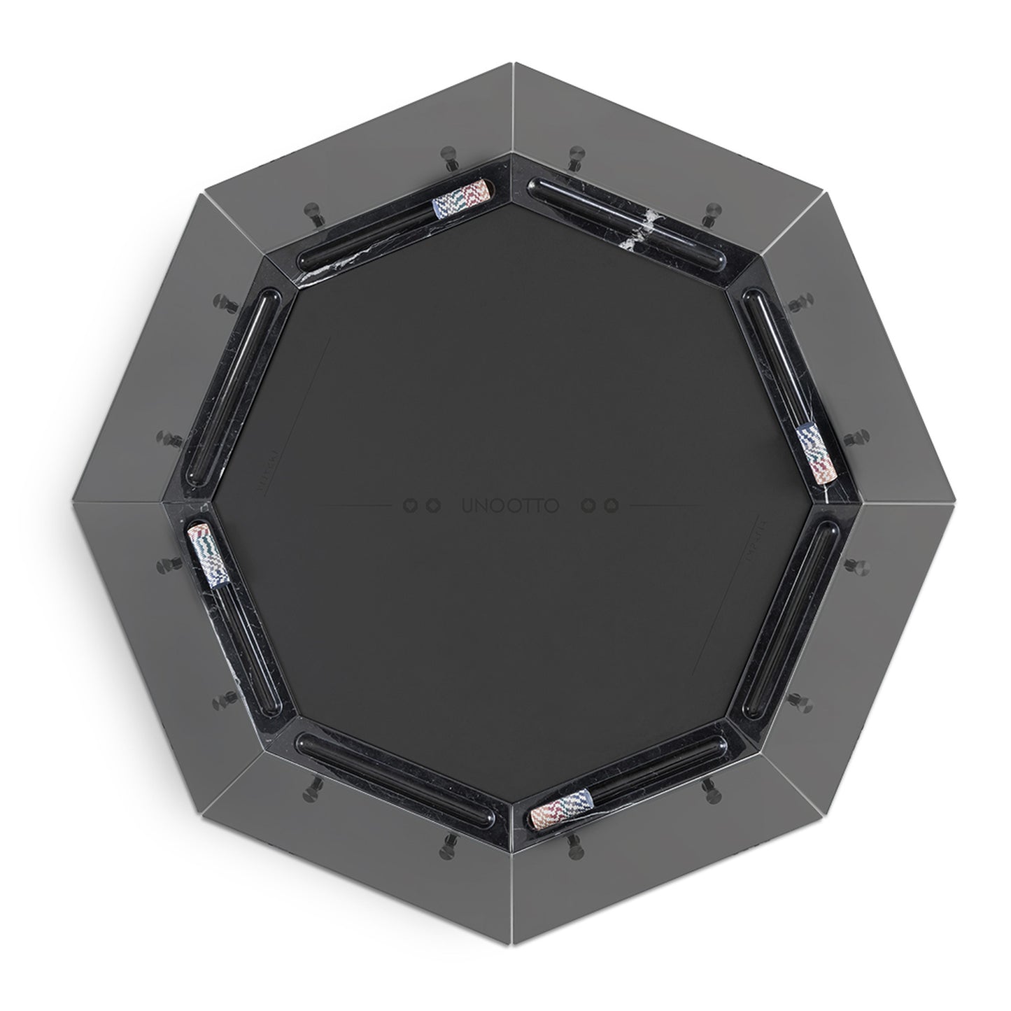 Unootto Black Poker Table