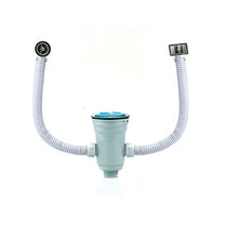 KP004  DRAIN KIT SIPHON WITH OVERFLOW (RECTANGULAR + CIRCLE)