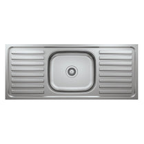 L016 LAY ON SERIES SINGLE BOWL KITCHEN SINK