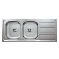 L017 LAY ON SERIES DOUBLE BOWLS KITCHEN SINK