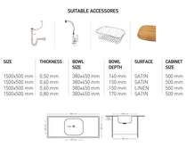 L020 LAY ON SERIES SINGLE BOWL KITCHEN SINK