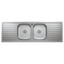 L021 LAY ON SERIES DOUBLE BOWLS KITCHEN SINK
