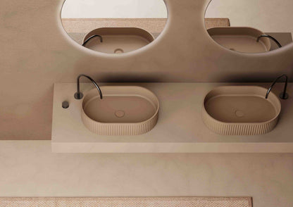 Solid Surface Countertop Basin JZ9801