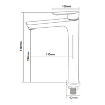 TF23H-S - Fabiana Series Basin Cold Tap