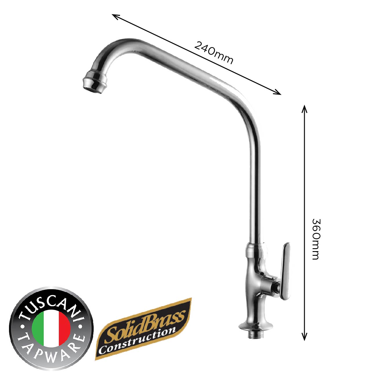 TM1B - Montova Series Kitchen Cold Tap