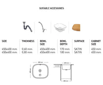 U006 UNDERMOUNT SERIES KITCHEN SINK