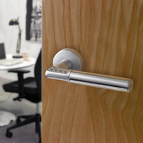 Yale Digital Code Handle for Door, Right Handle, Silver