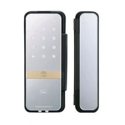Yale YDG 313 Shine Digital Glass Door Lock, RFID, PIN Code, Mirror Finish