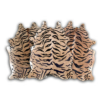 DEKOLAND - Bengal Tiger on Beige Cowhide