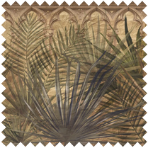 Fabric Sepian palms